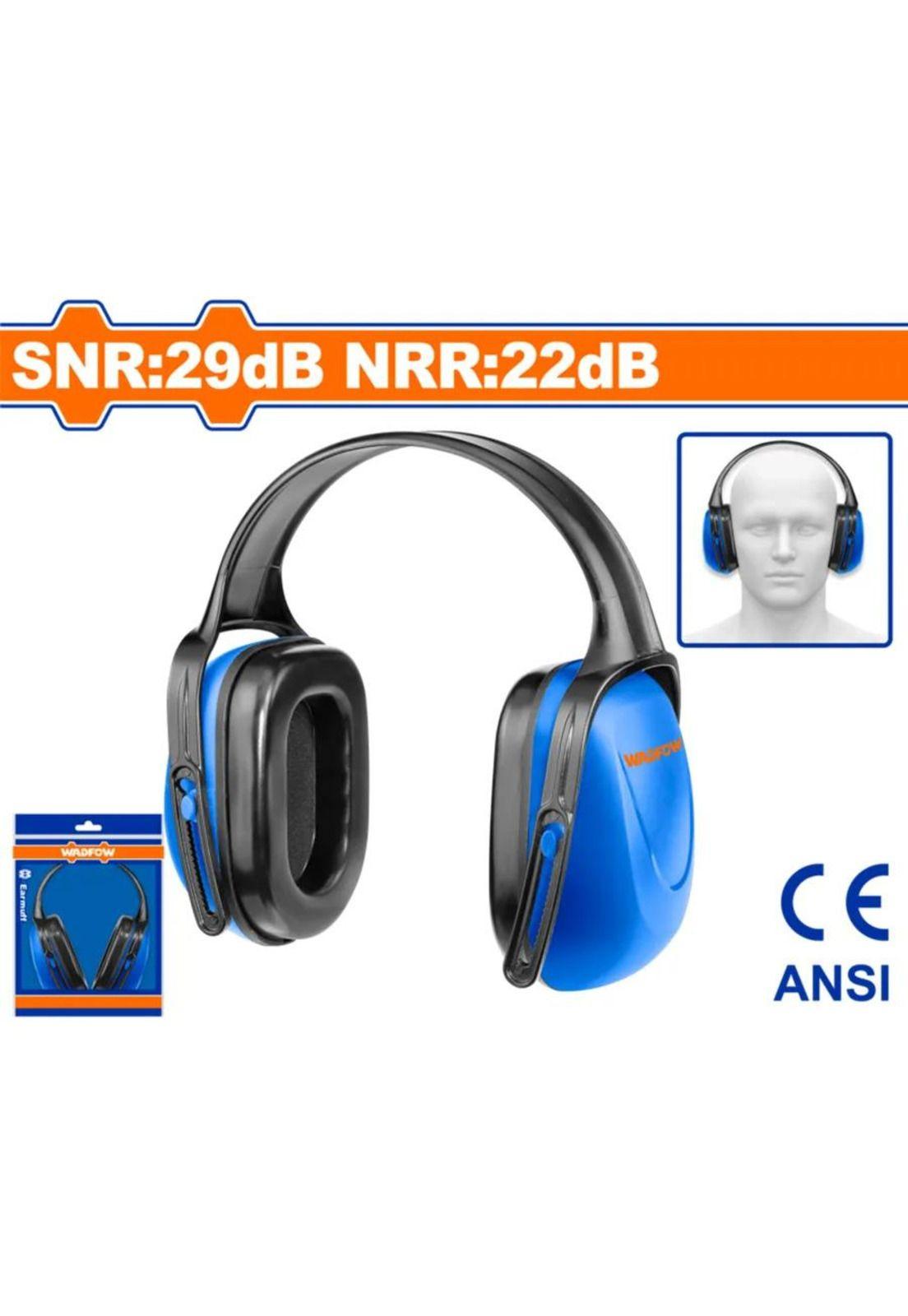 Orejera Protector Cintillo Auditivo 29db Wadfow Wem2922 Azul Azul-2
