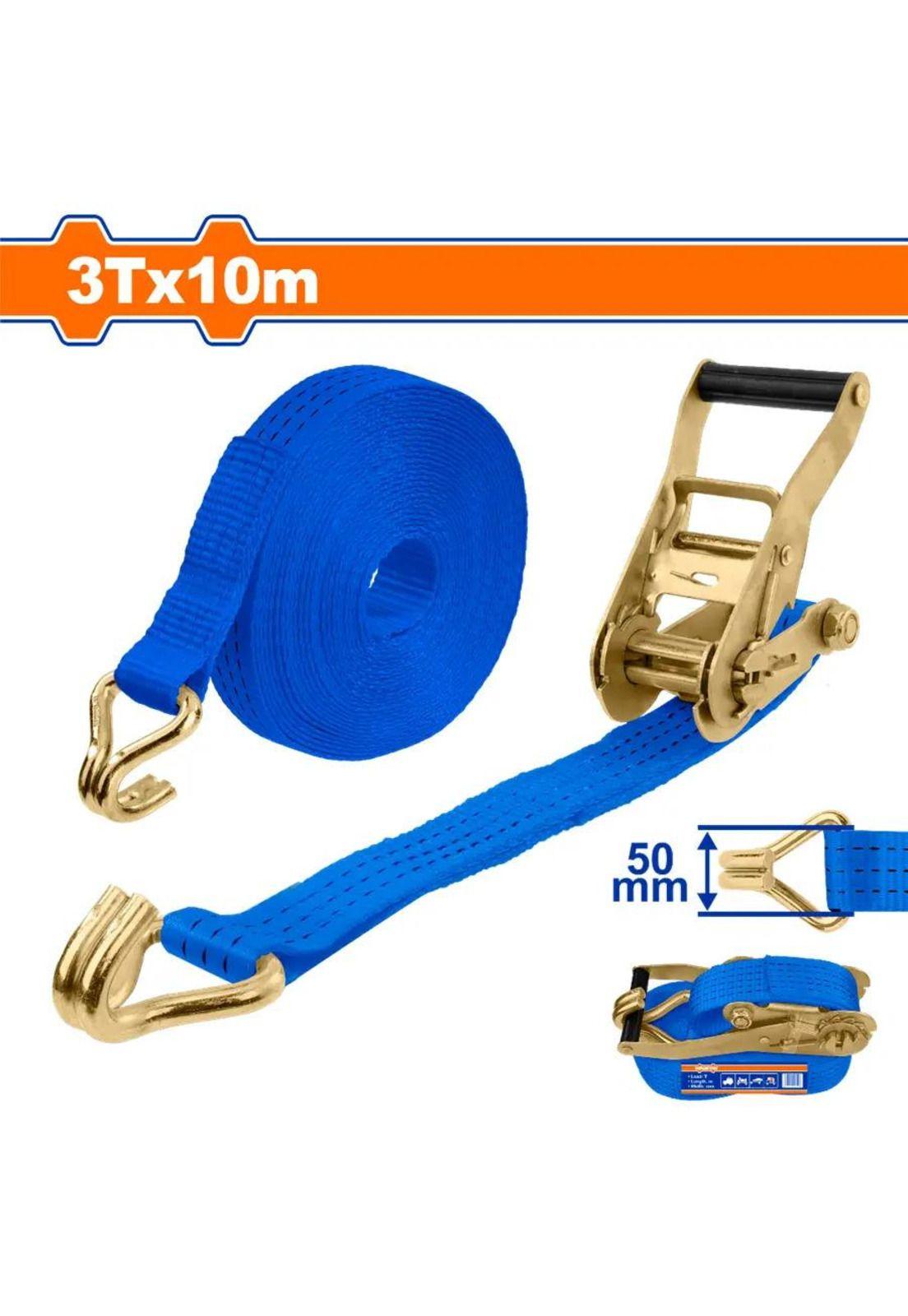 Eslinga Con Trinquete 50mmx10m 3 Toneladas Wadfow Wrt13310 Azul-3