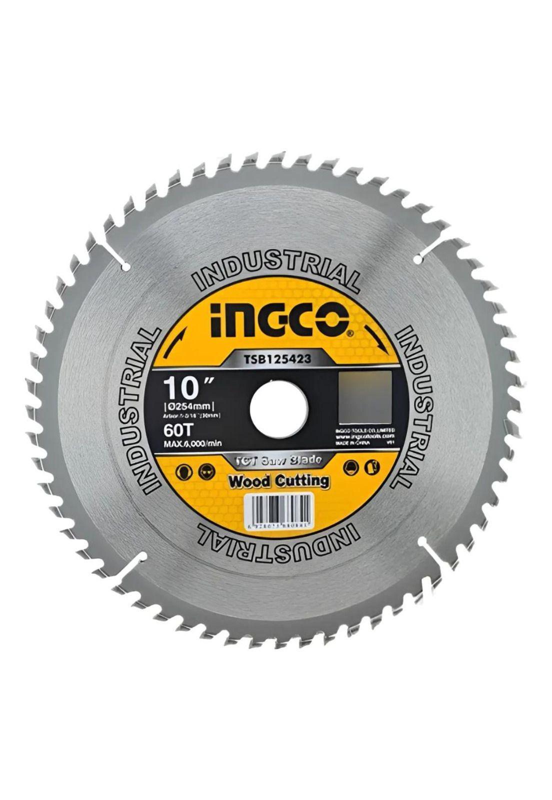 Sierra Circular Para Madera 10'' 60 Dientes Ingco Tsb125423-0