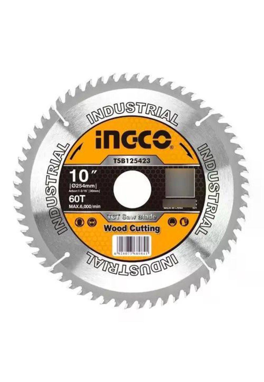 Sierra Circular Para Madera 10'' 60 Dientes Ingco Tsb125423-3