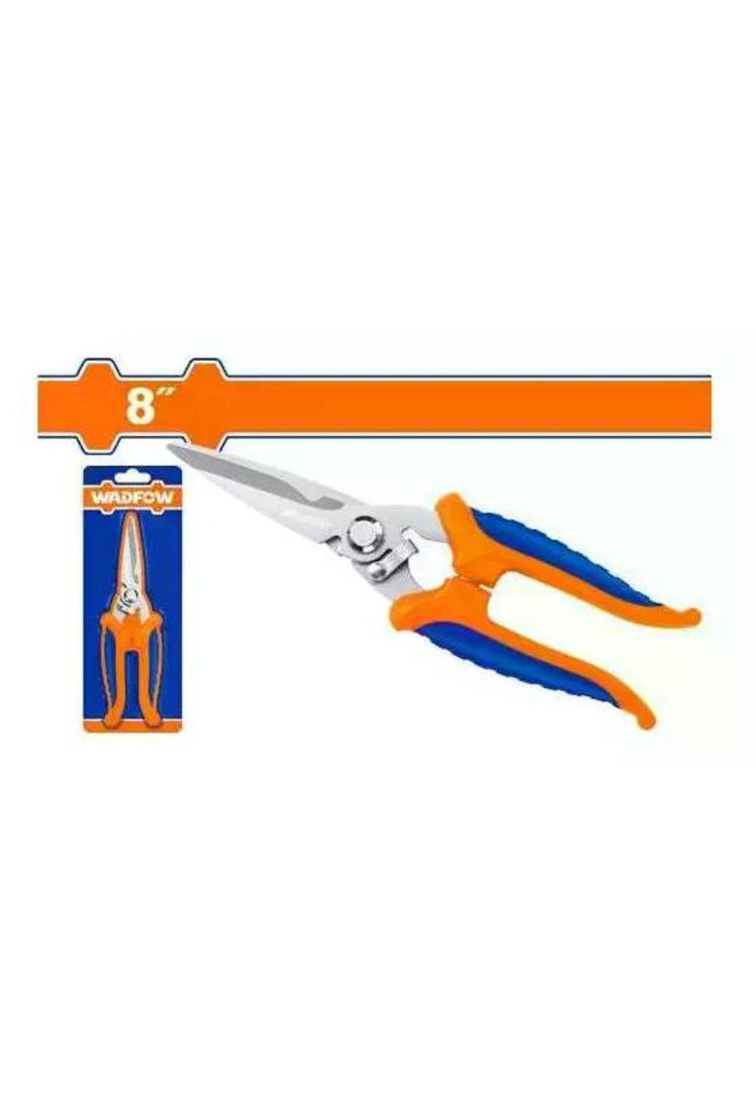 Tijera Electricista 200 Mm 8 Pulgadas Wadfow Wsx1618 Azul-6