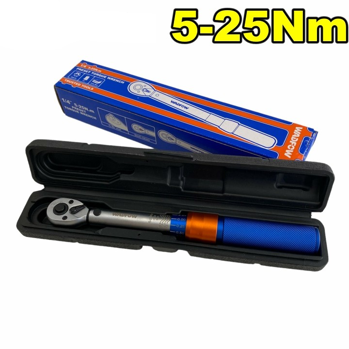 Llave De Torque Torquimetro Dinamometrica 5 25nm 1 4 Wadfow-3