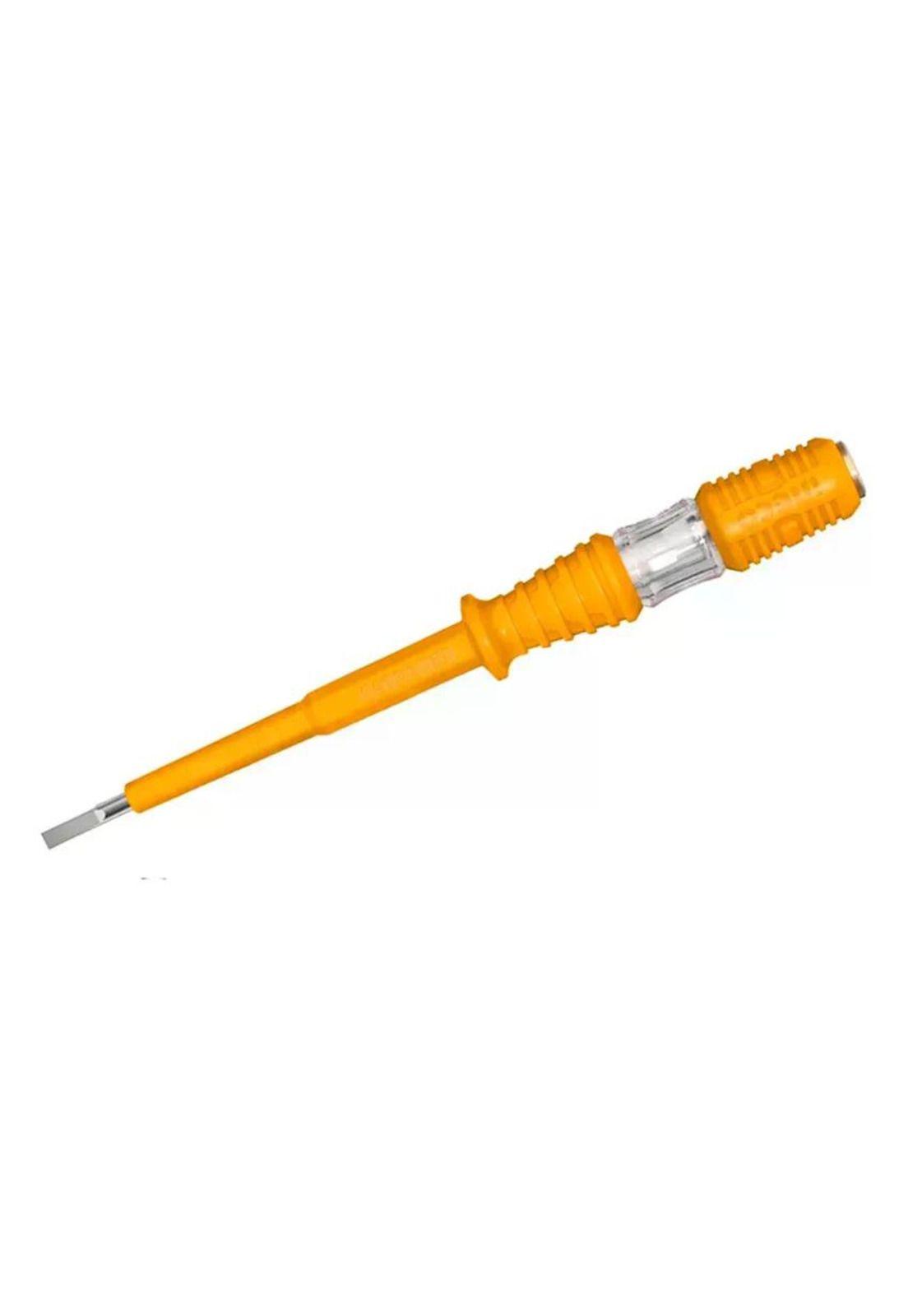 Medidor Detector Probador De Voltaje 100-500v Ingco Destorni Amarillo-1
