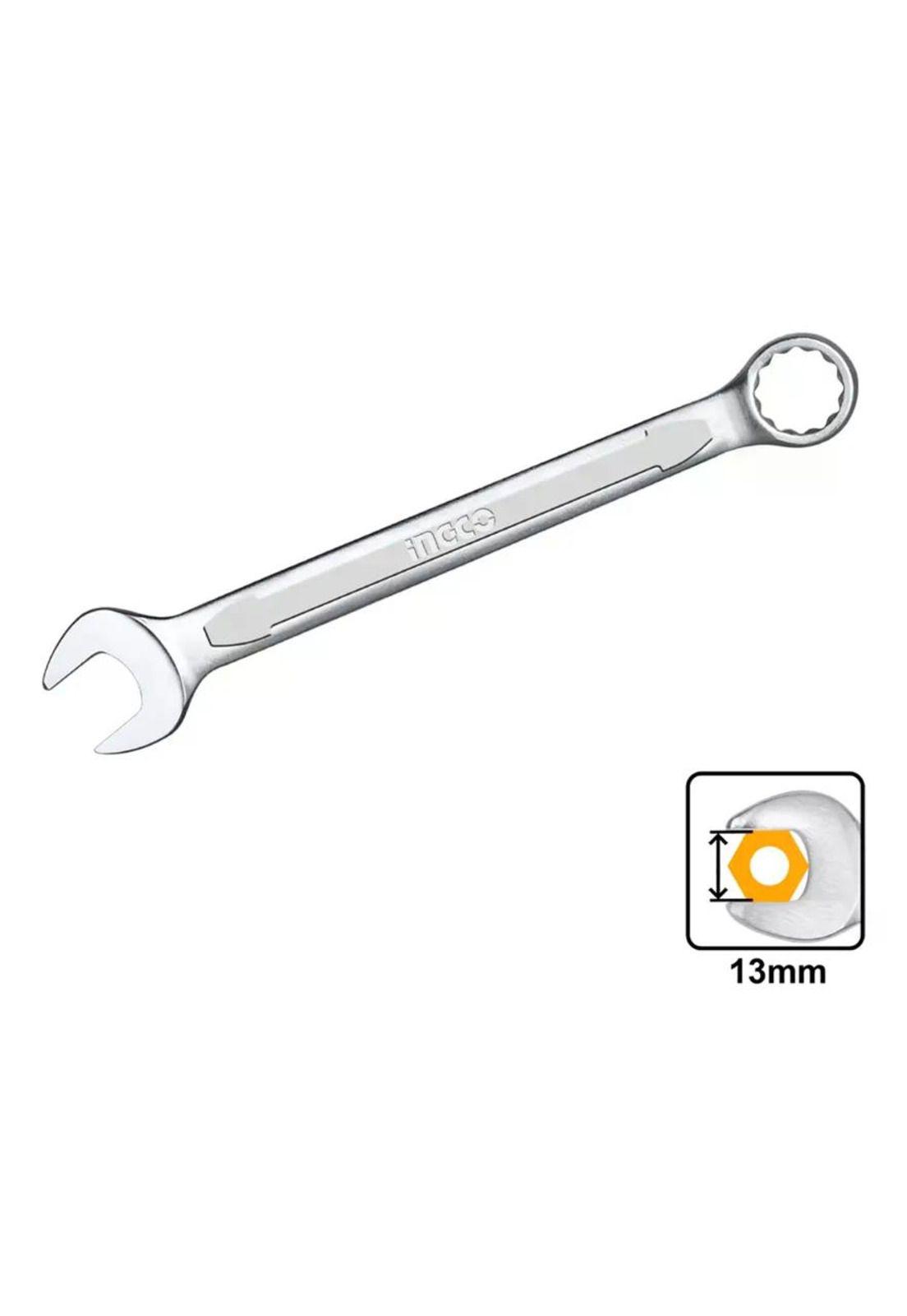 Llave Combinada Ingco Hcspa131 Cr-v De Acero De 13 Mm Cromado-5