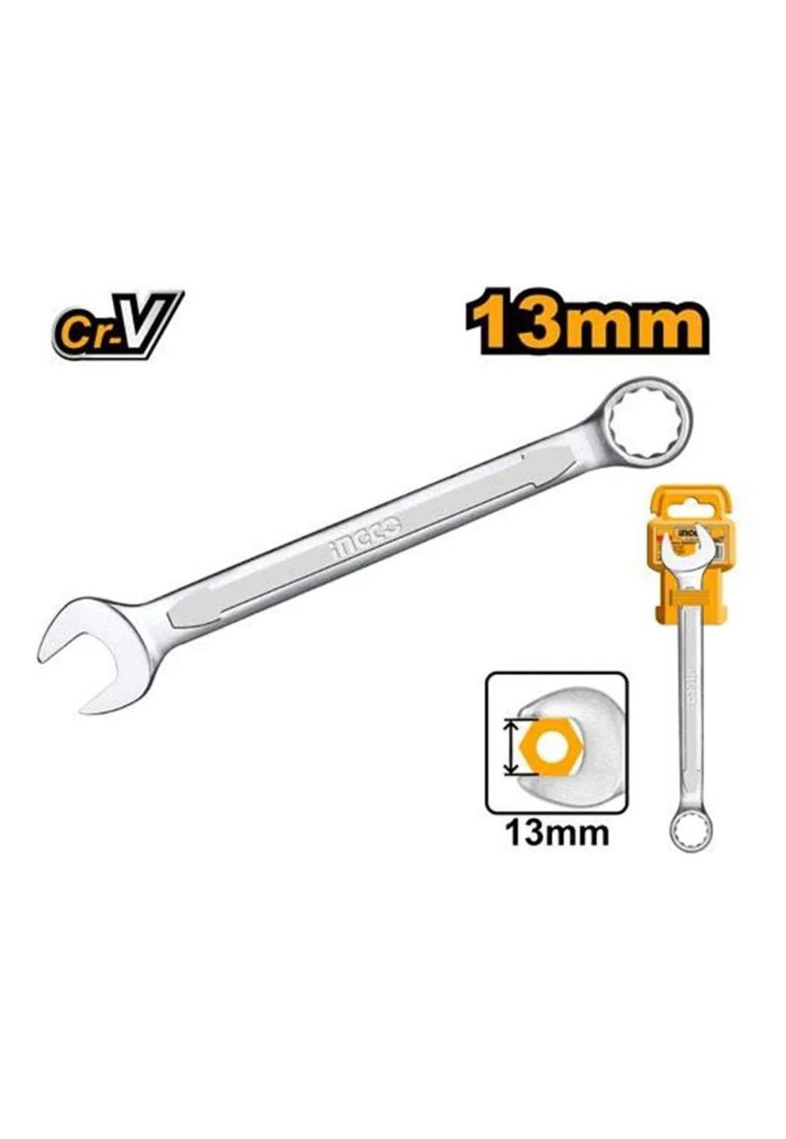 Llave Combinada Ingco Hcspa131 Cr-v De Acero De 13 Mm Cromado-6