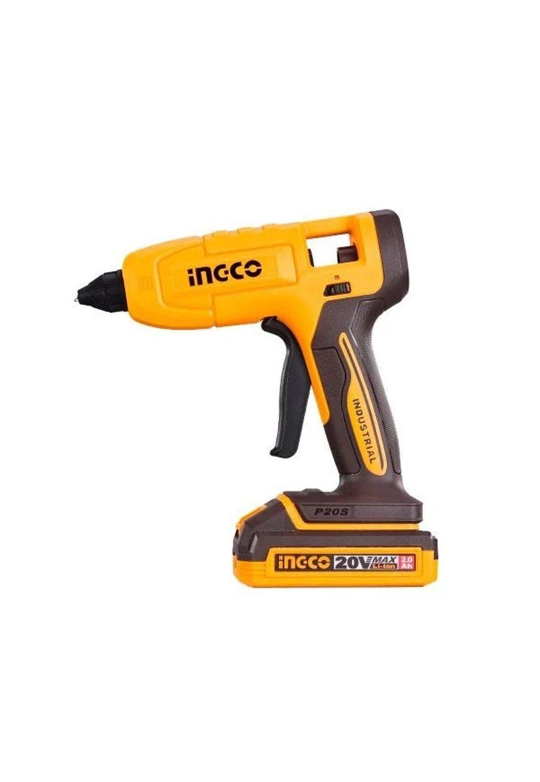 Pistola Para Silicona Inalambrica 17-20 gr/min 20V Ingco-6