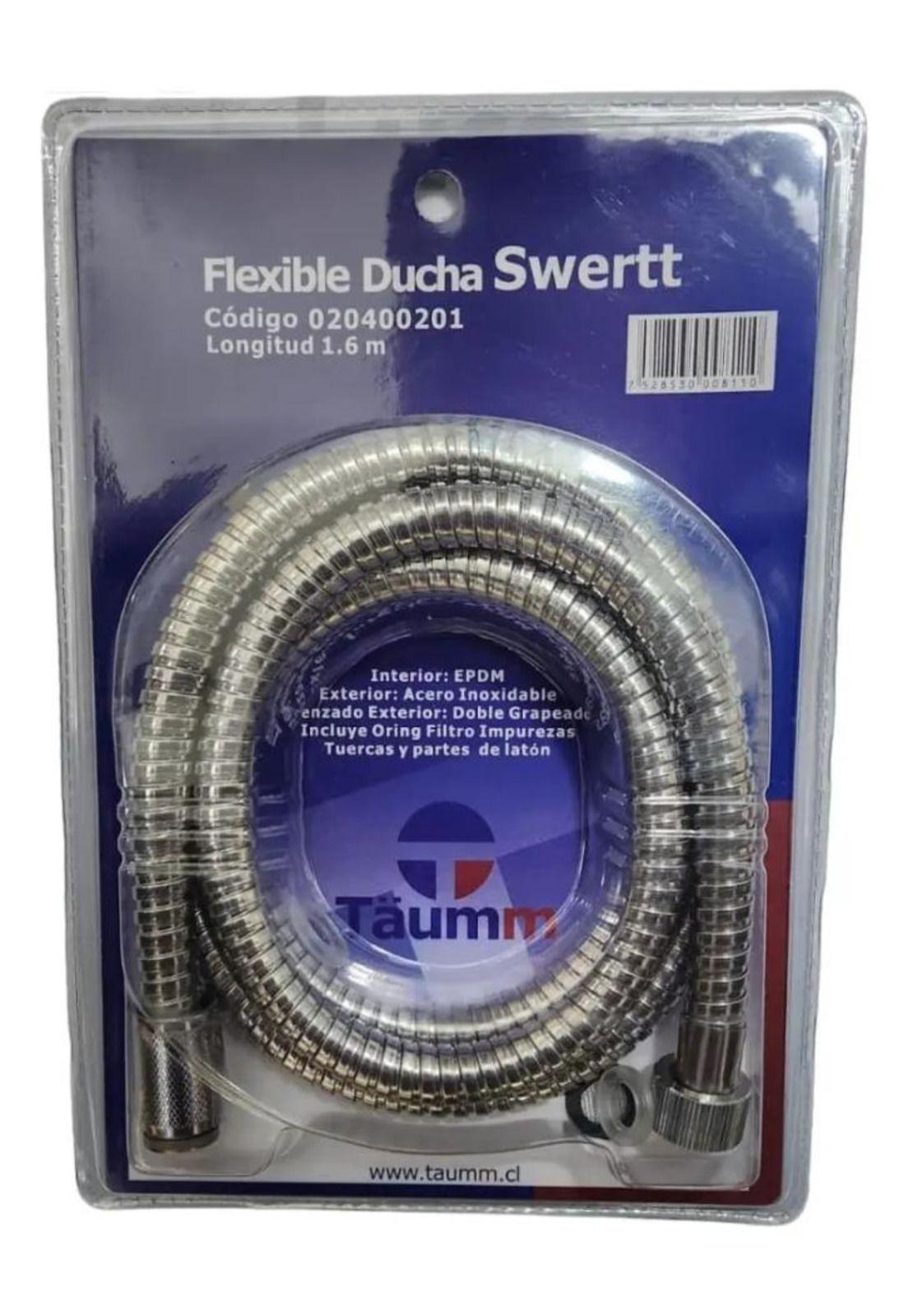 Set Juego Ducha Swertt Taumm Mango Duc + Flexible + Colgador-8