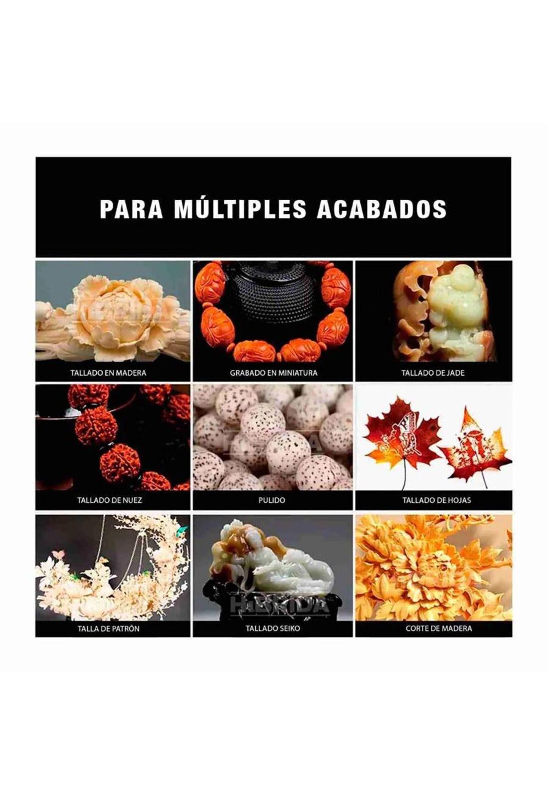 Set 420 piezas  Mini Torno Multifuncional Ingco  AKMG4208-5