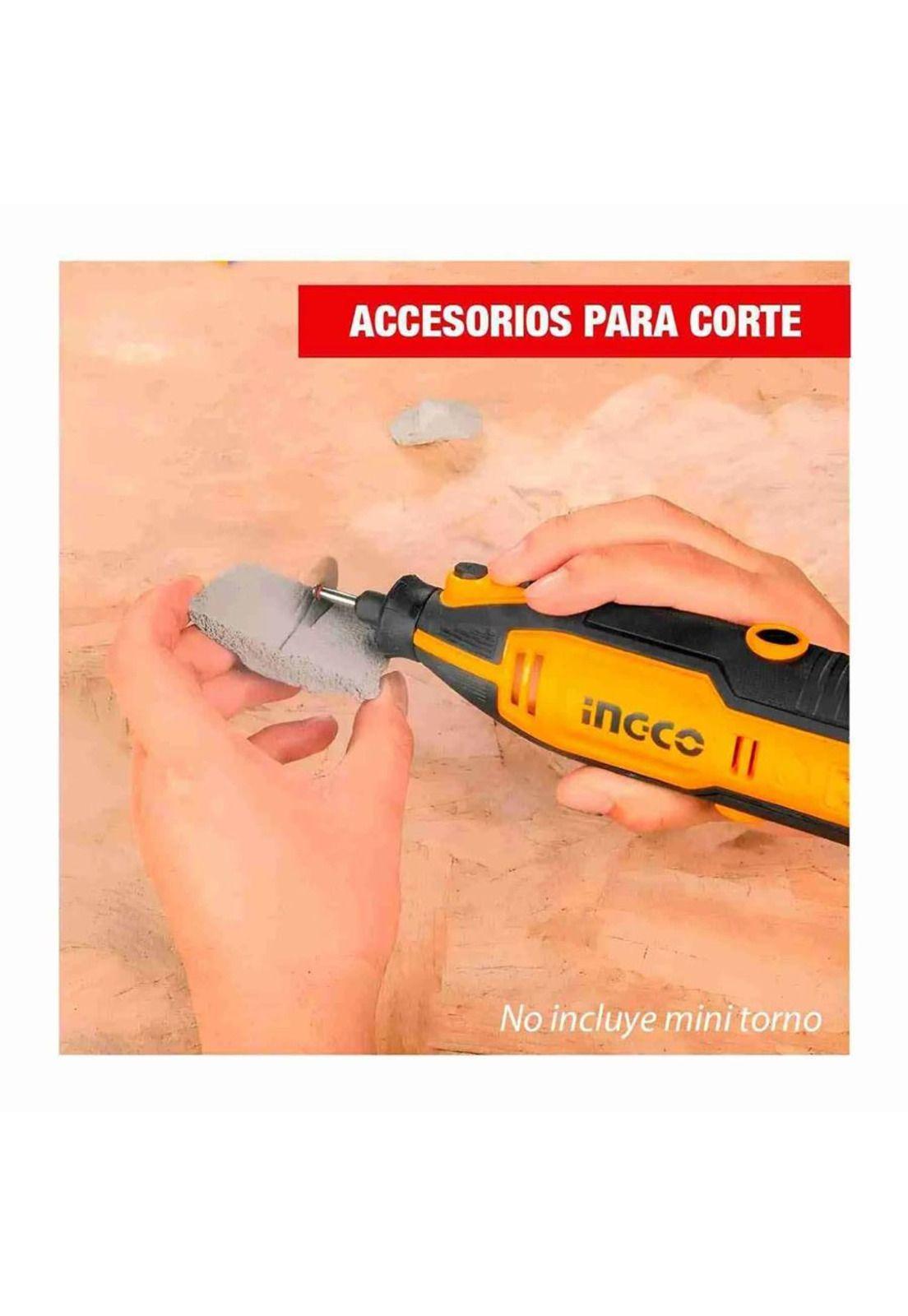 Set 420 piezas  Mini Torno Multifuncional Ingco  AKMG4208-6