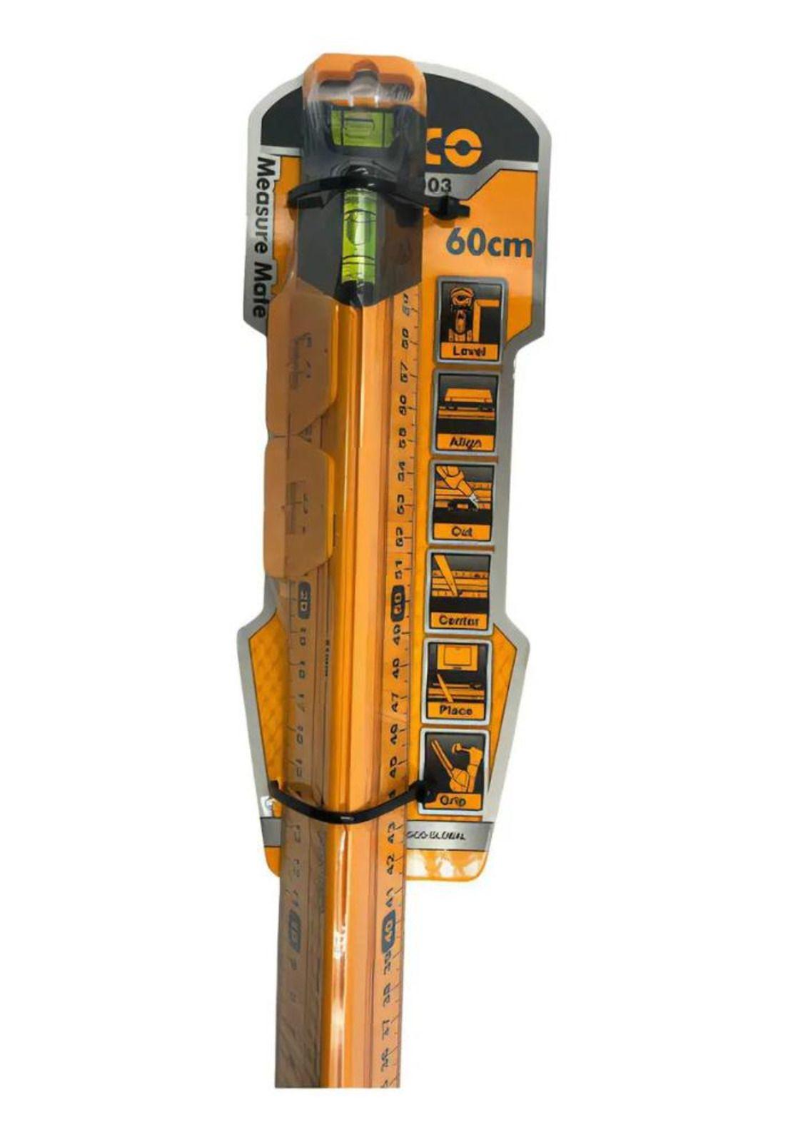 Regla Ingco Con Nivel De Burbuja 60cm-6