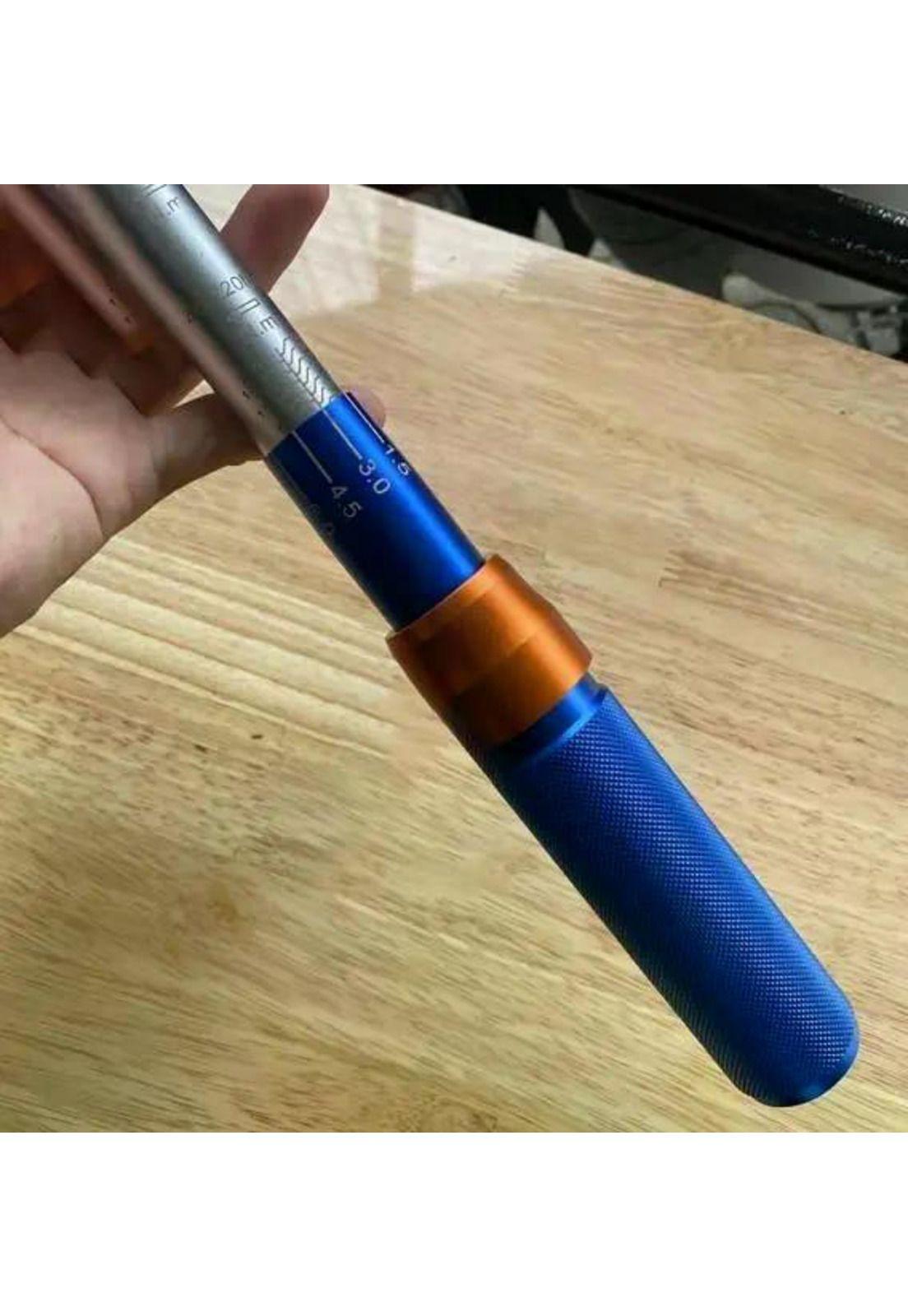 Llave De Torque Torquimetro Dinamométrica 10-60nm 3/8 Wadfo Azul-7