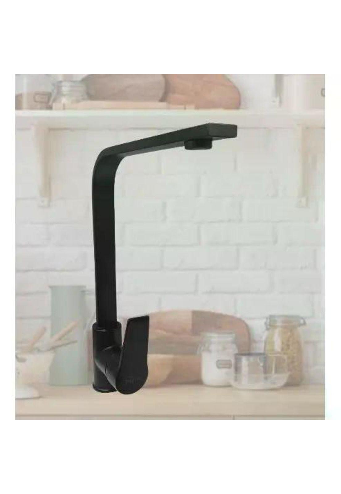Llave Täumm Monomando Lavaplato Negra Notte Negro Mate-5