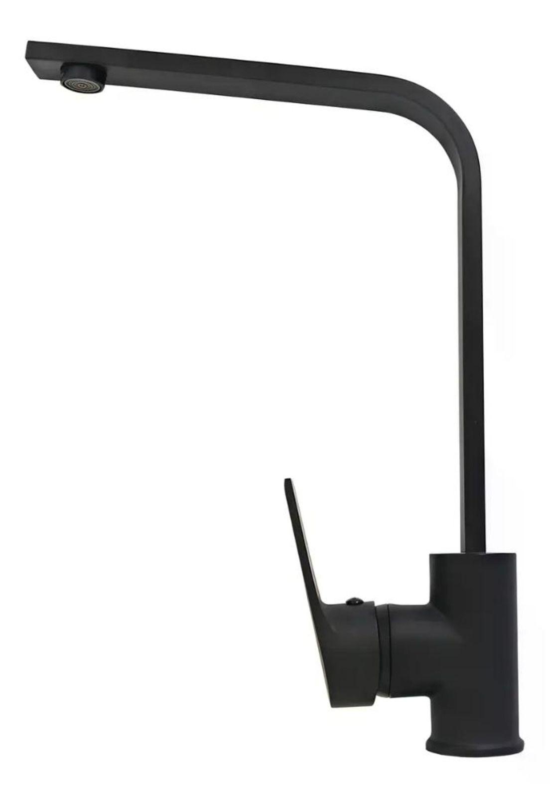 Llave Täumm Monomando Lavaplato Negra Notte Negro Mate-8