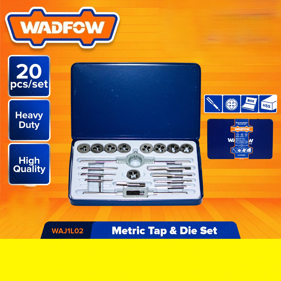 Set De Terrajas Macho Y Hembra M3 m12 20 Pzs Wadfow Waj1l02-5