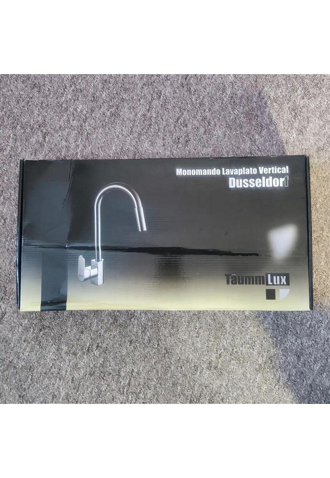 Llave Monomando Lavaplatos Vert Dusseldorf C Extraible Taumm Plateado Mate-4