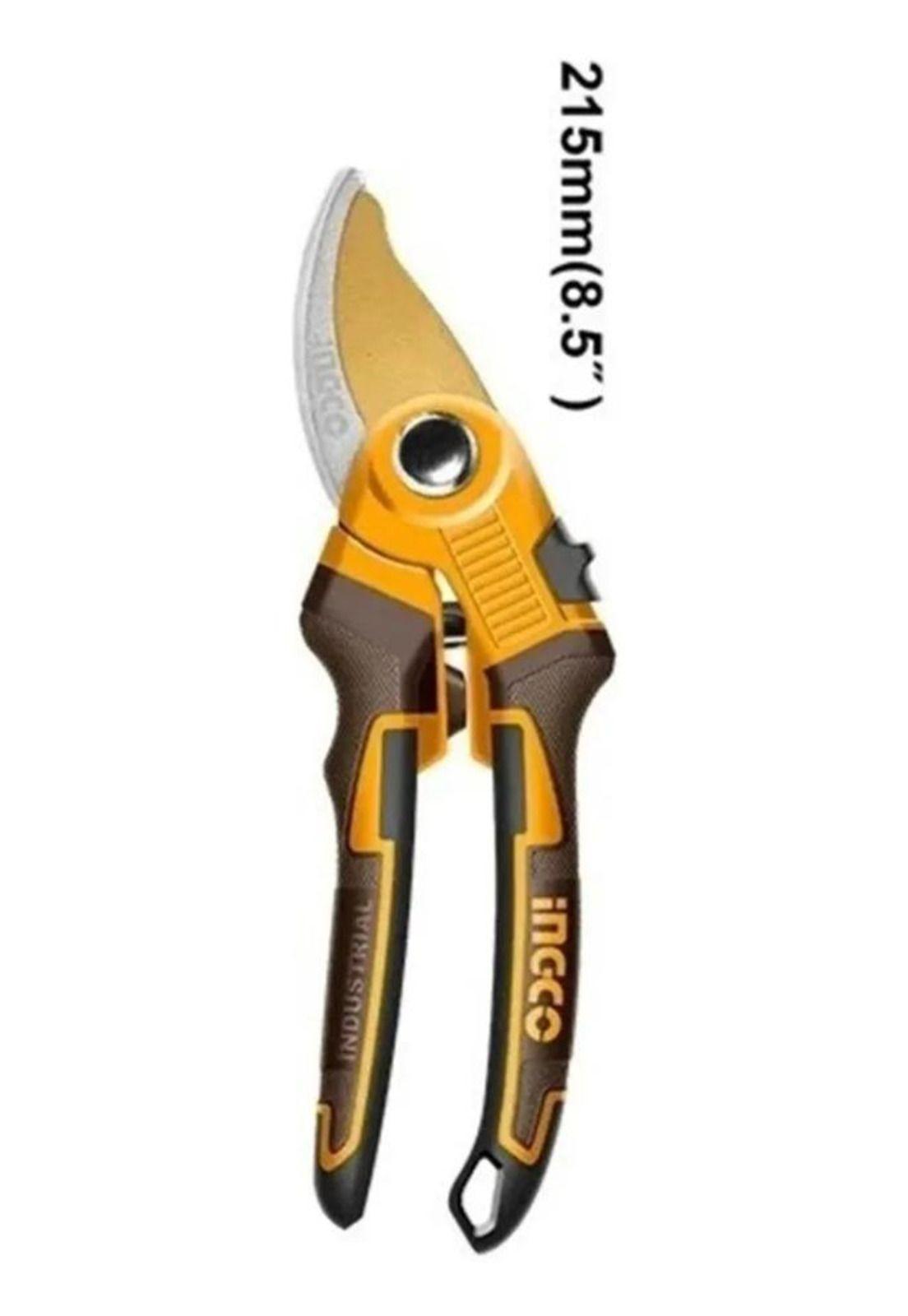 Set 3 Tijeras De Poda  Ingco 8 / 25-34 / 28-35 PuLG Hlt93301 Naranja-2