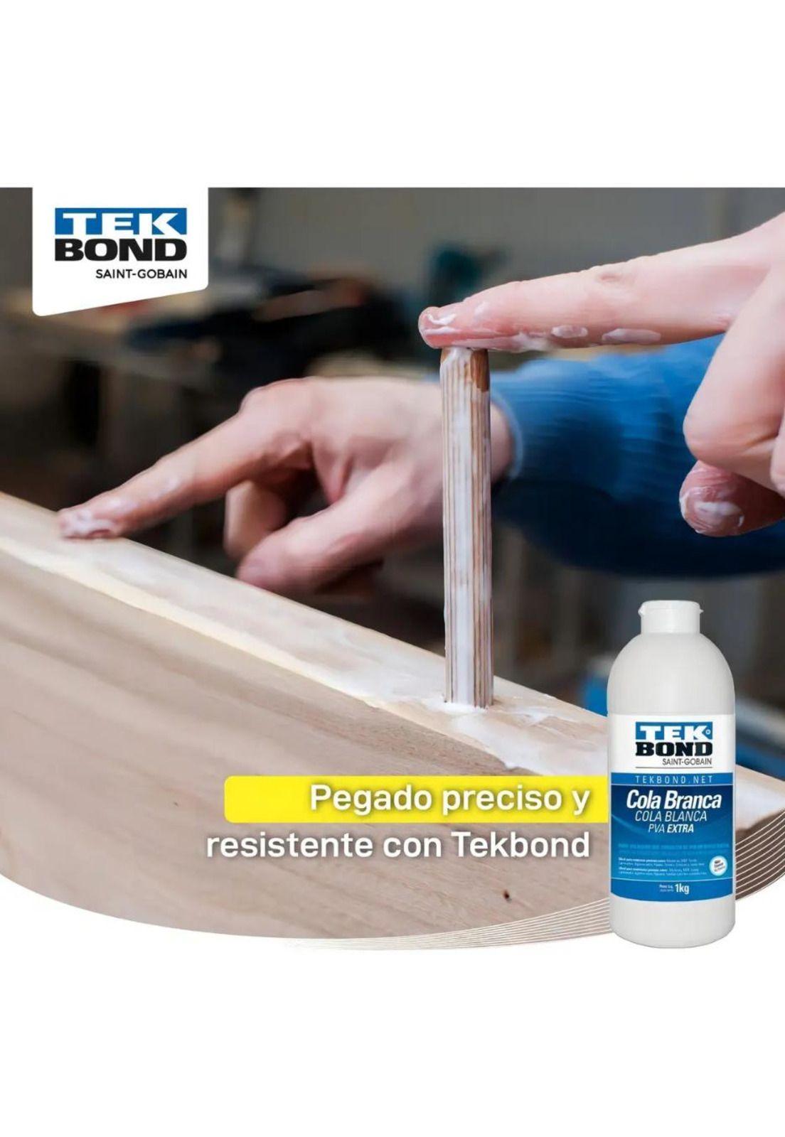 Cola Blanca Pva Extra 500g Manualidades Madera Tekbond-6