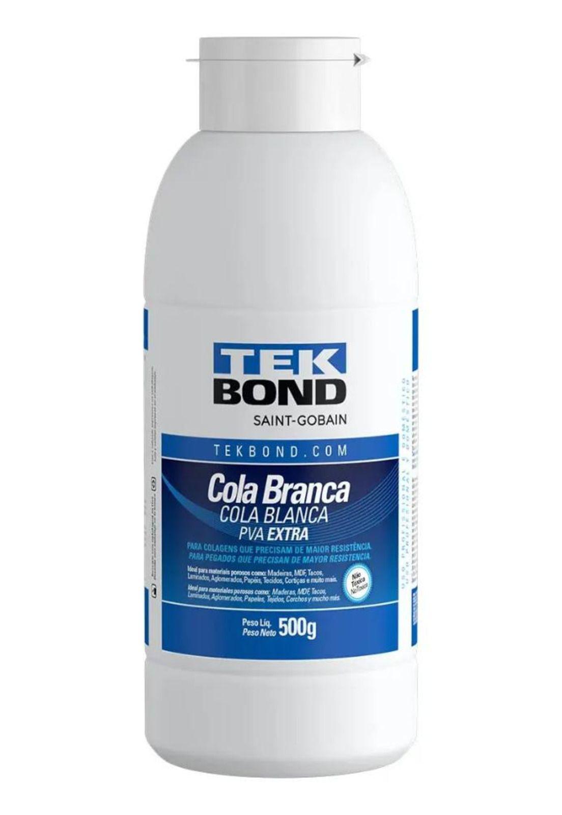 Cola Blanca Pva Extra 500g Manualidades Madera Tekbond-7