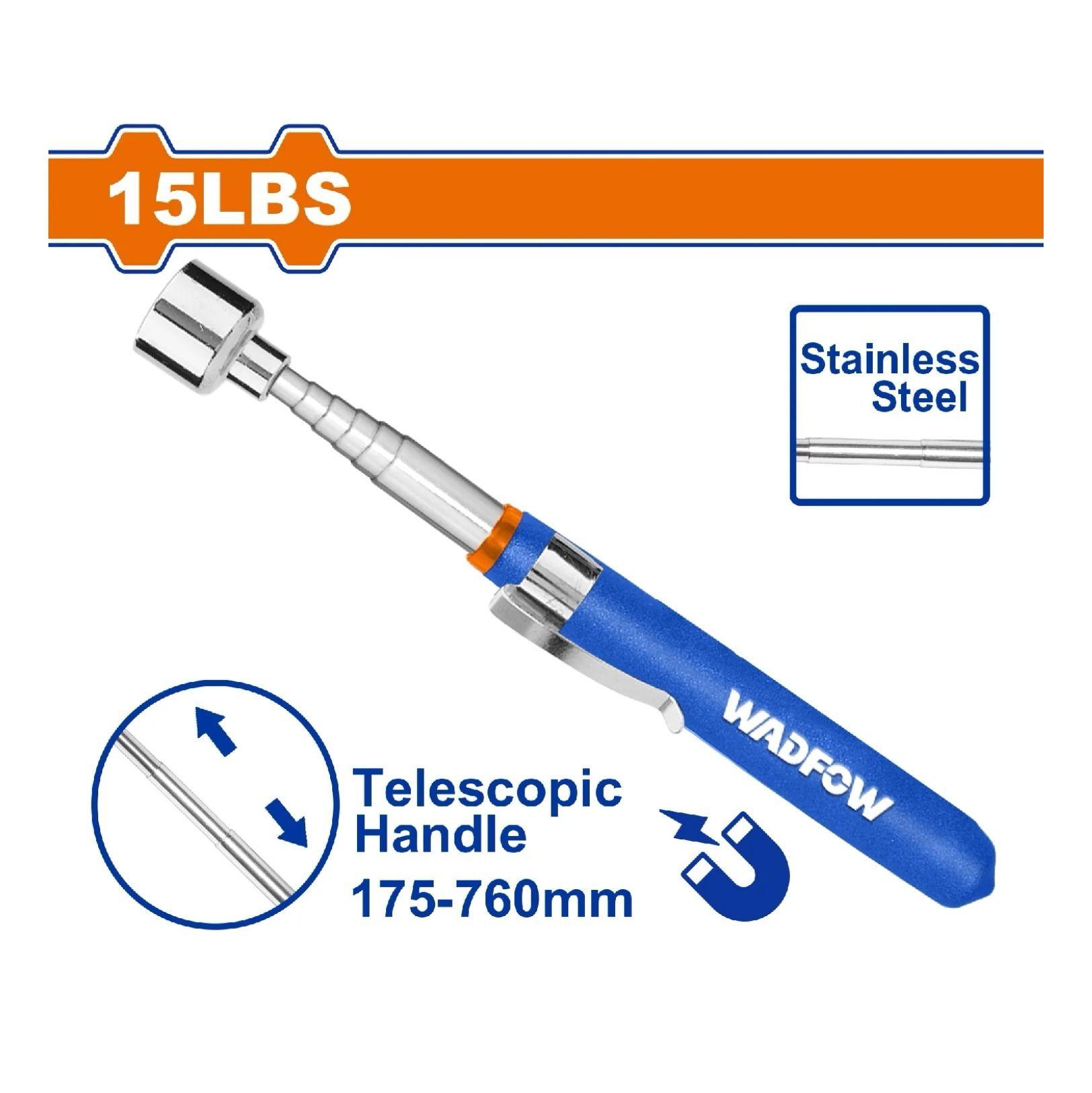 Recogedor Telescópico Magnético Wadfow 15 Lbs 175-760 Mm-1