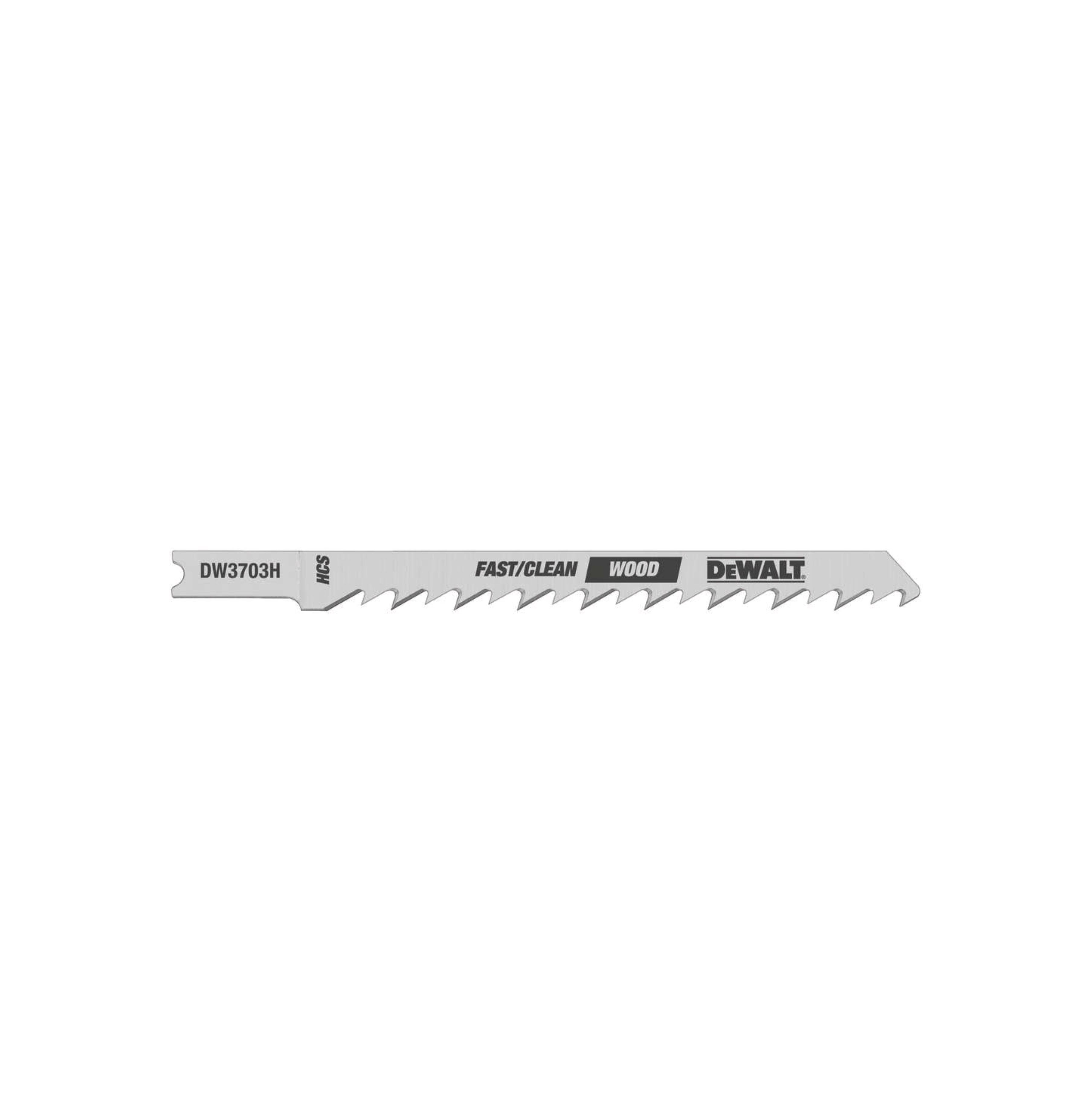Set 2 Hojas Sierra Caladora Dewalt 6tpi Corte Limpi Dw3703h2-1
