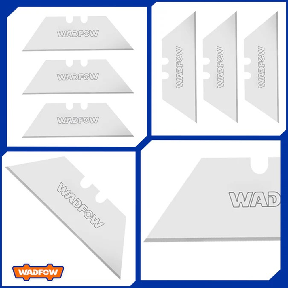 Set Pack 10 Und Repuesto Cuchillo Cartonero Wadfow 61x19 Mm-5