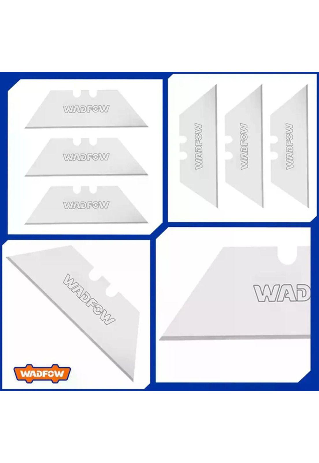 Set Pack 10 Und Repuesto Cuchillo Cartonero Wadfow 61x19 Mm-7