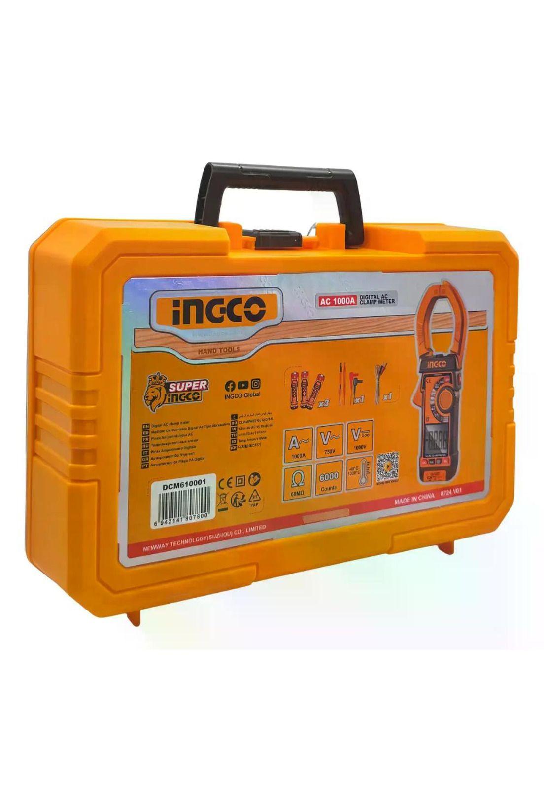Tester Tenaza Pinza Amperimetro Multimetro Digital 1000a Ing-6