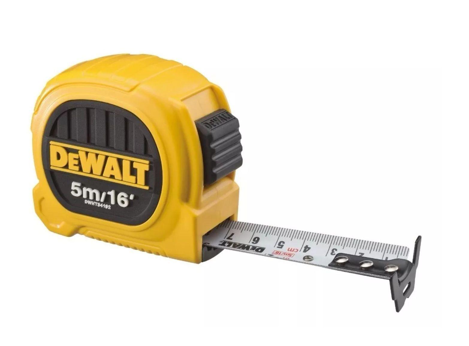 Huincha De Medir 5 M Dewalt Alta Resistencia Gancho Múltiple-1