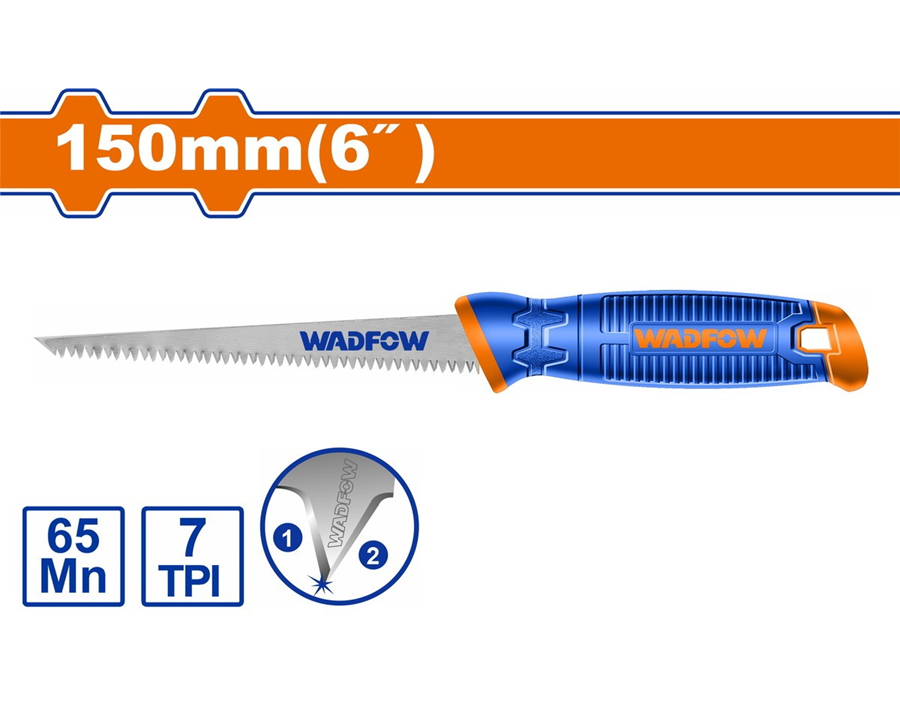 Serrucho Sierra Para Paneles De Yeso 150 Mm 6p Wadfow Whw3g06-4