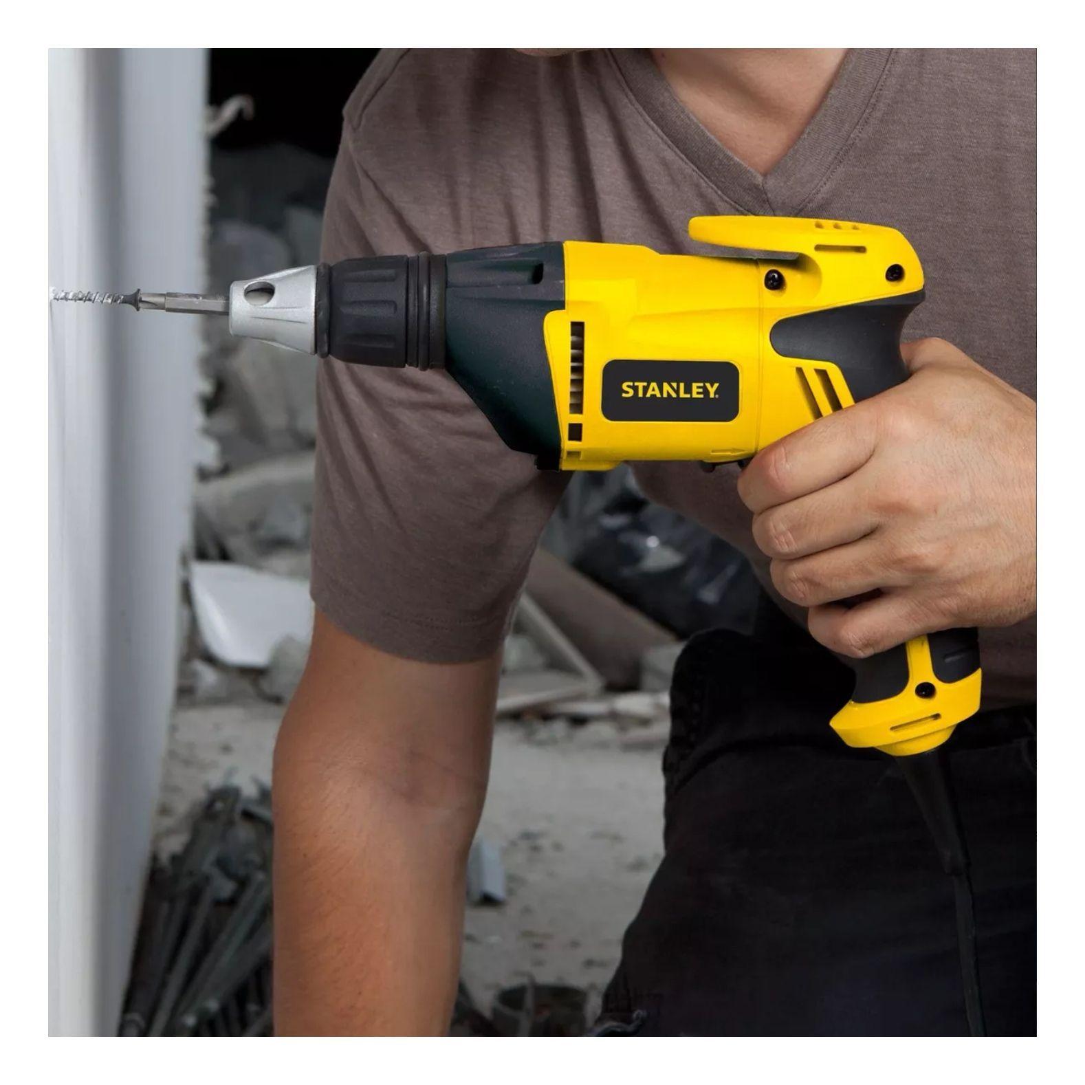 Atornillador Eléctrico Drywall Stanley 520w 4500rpm Stdr5206-7