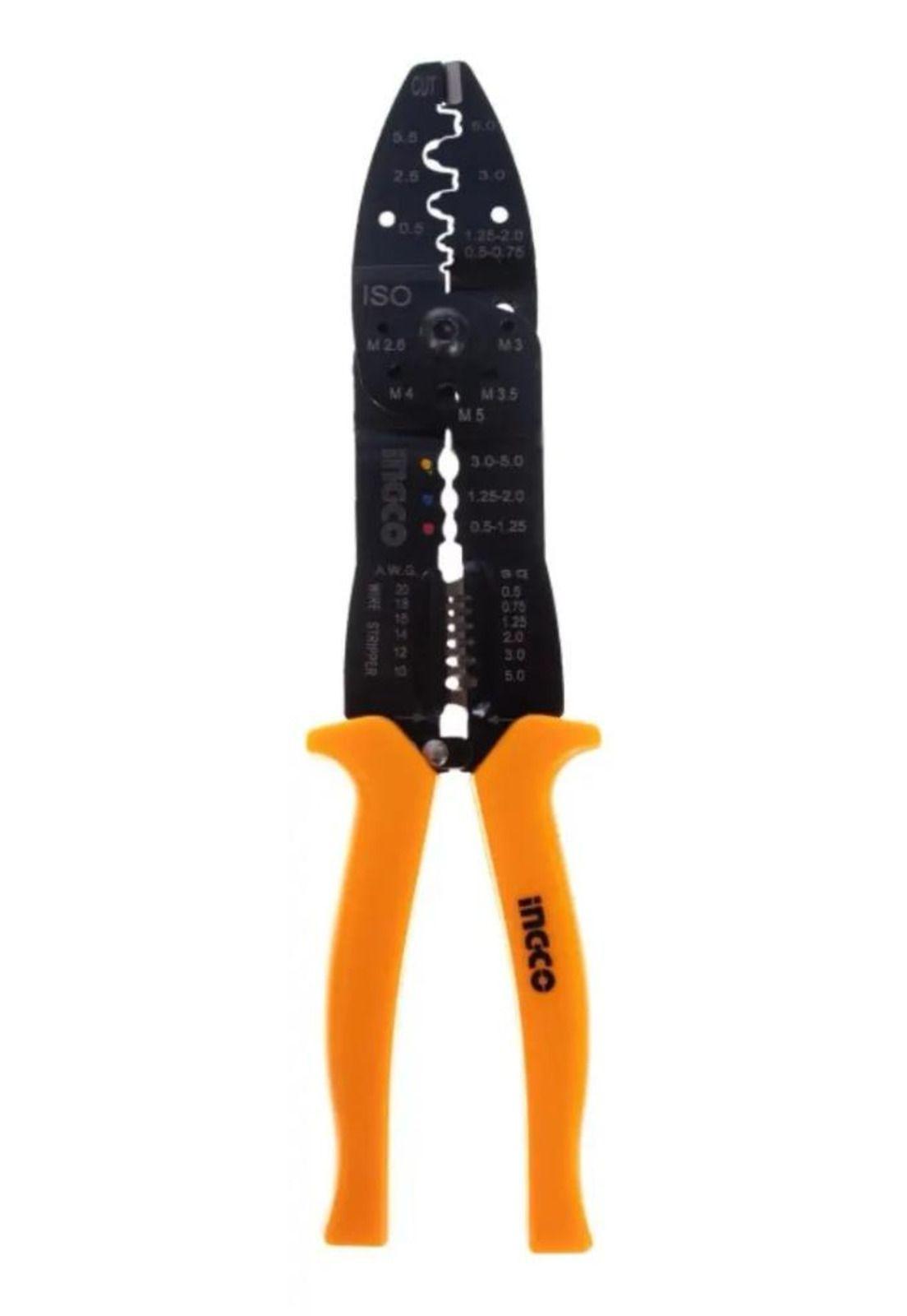 Alicate Terminales Pelacables Industrial Ingco 254mm Hwsp101-1