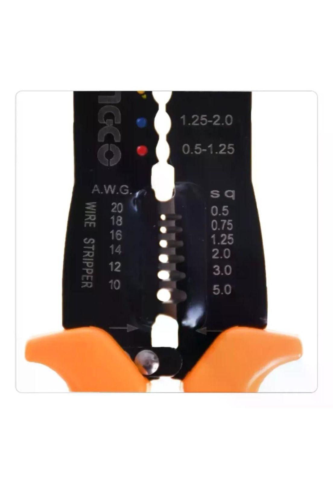 Alicate Terminales Pelacables Industrial Ingco 254mm Hwsp101-5