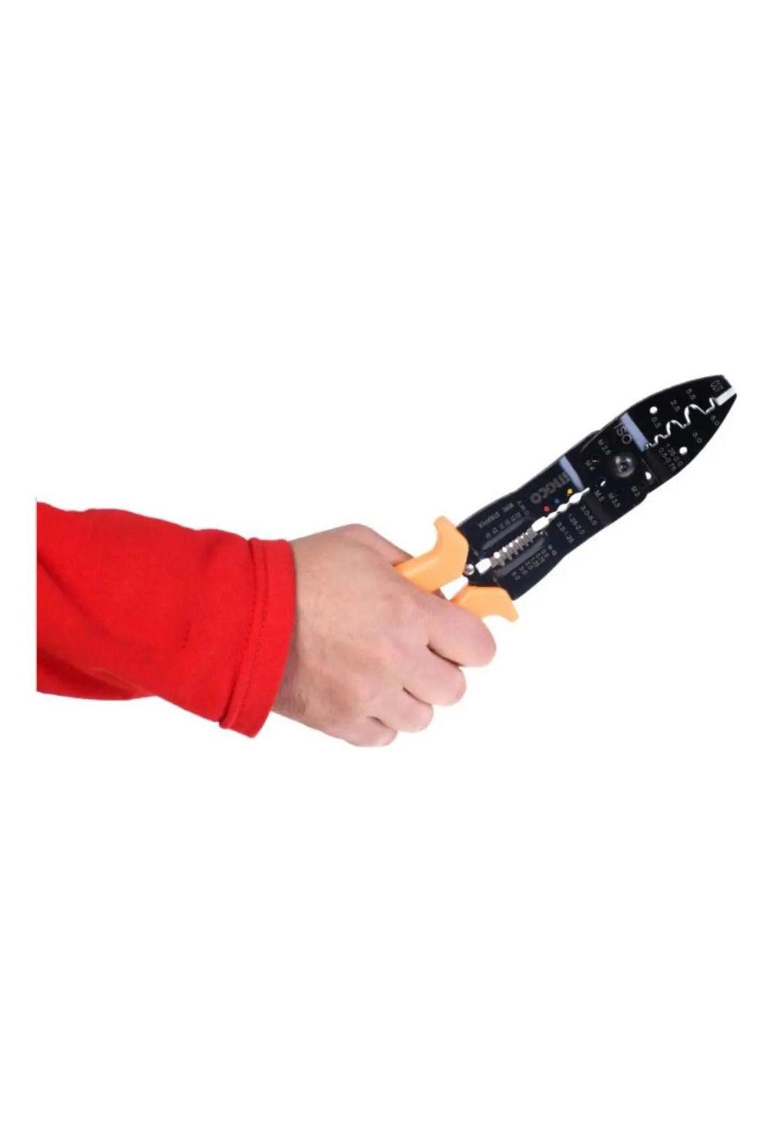 Alicate Terminales Pelacables Industrial Ingco 254mm Hwsp101-6