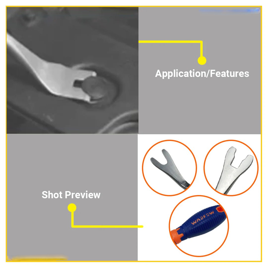 Set Removedor De Molduras 2 Piezas Wadfow Wss1602 Vehiculo-2