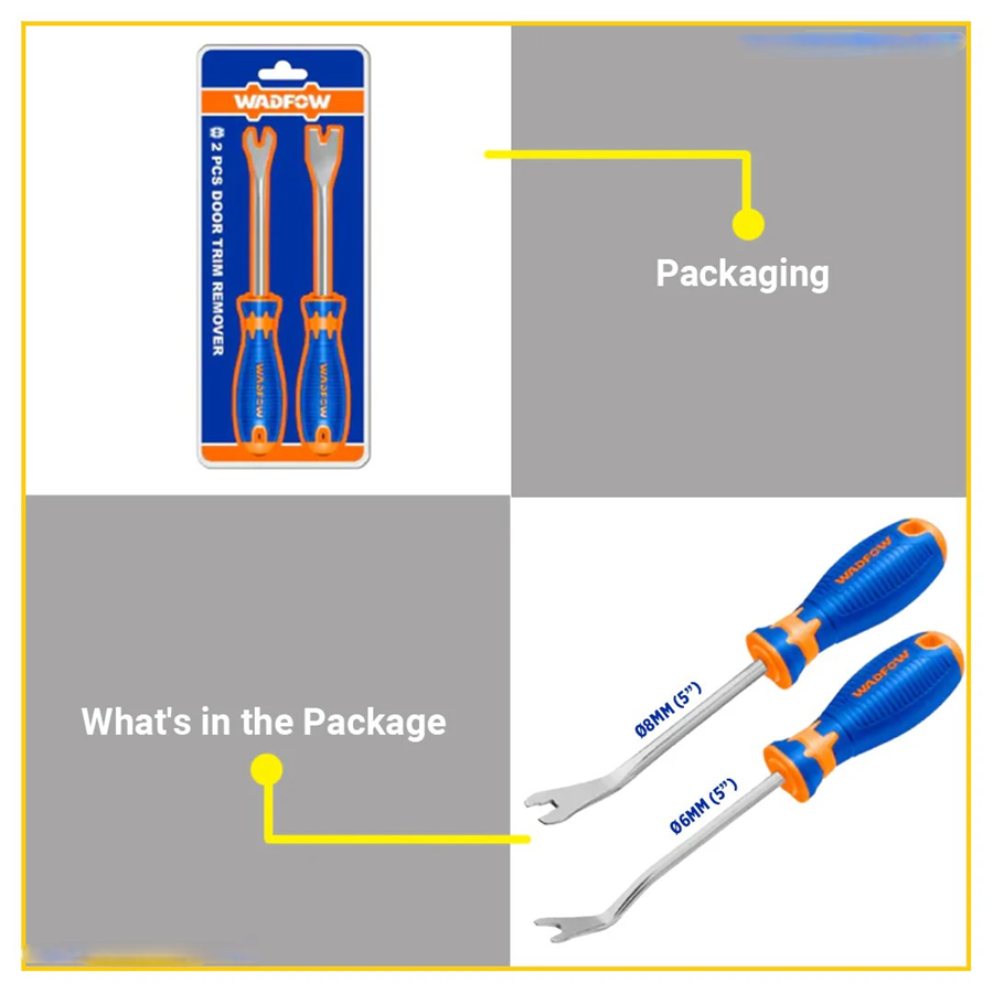 Set Removedor De Molduras 2 Piezas Wadfow Wss1602 Vehiculo-3