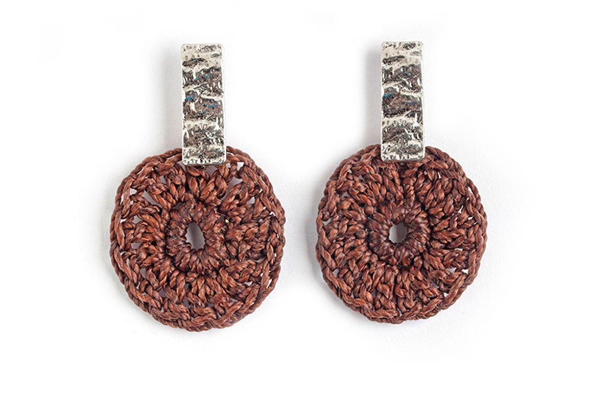 Aros tejidos Chocolate-0