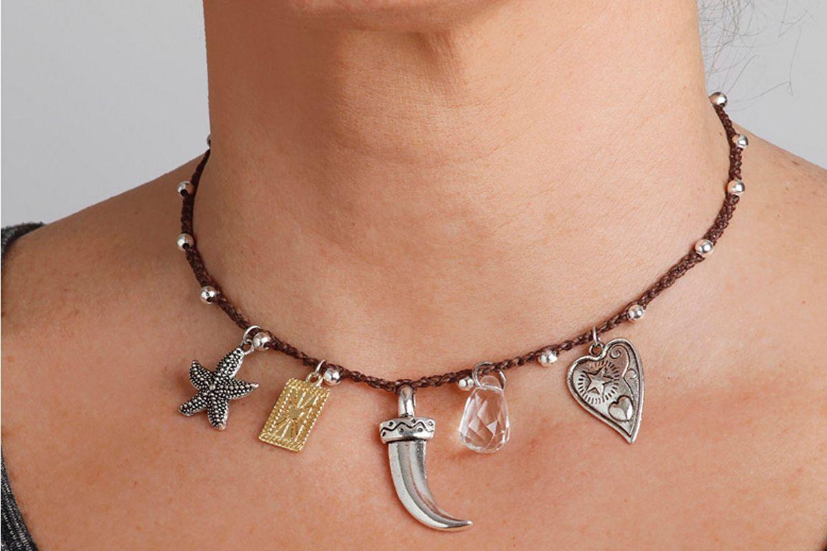 Collar Charmes Cuerno -1