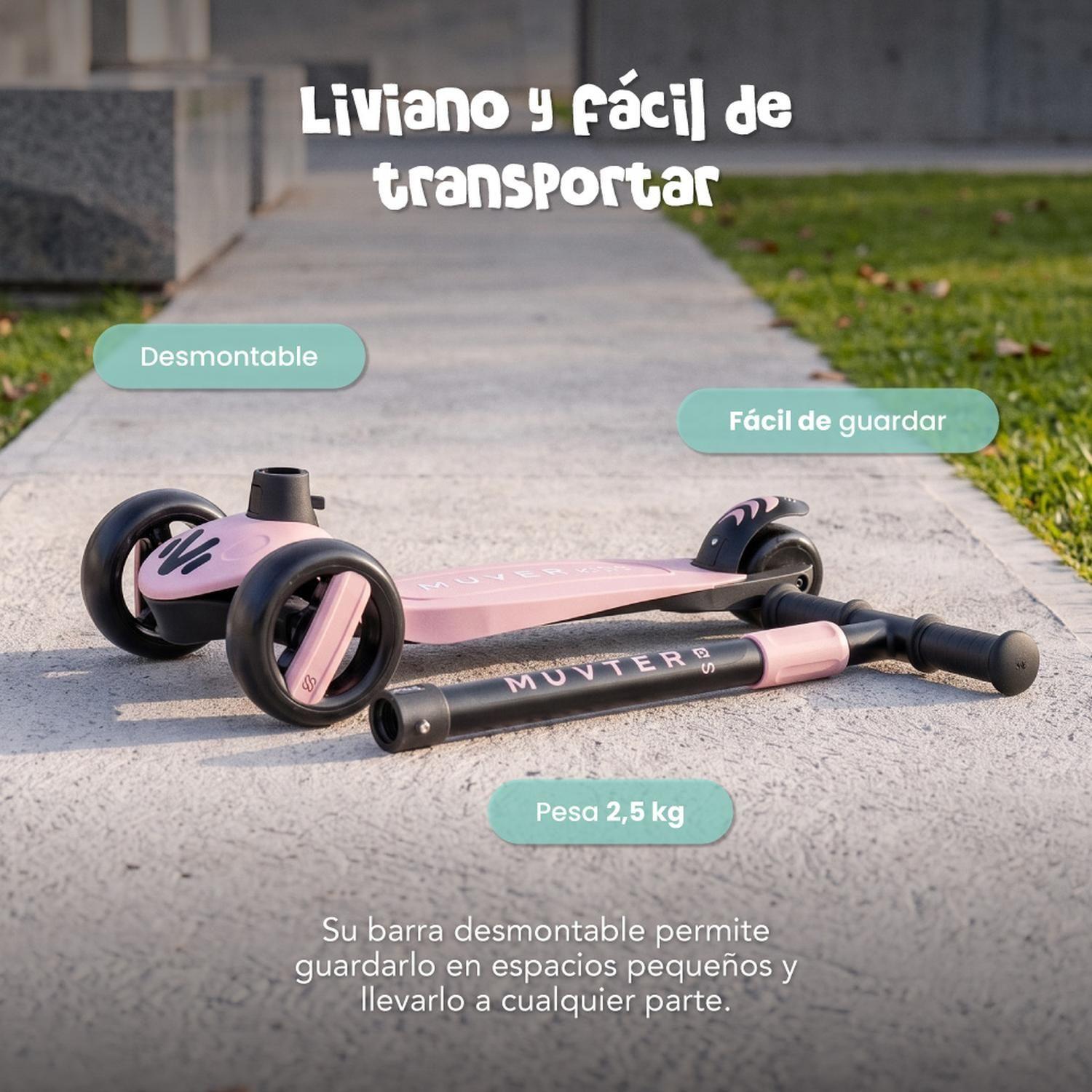 Scooter para Niños Muvter Kids con luz LED-5