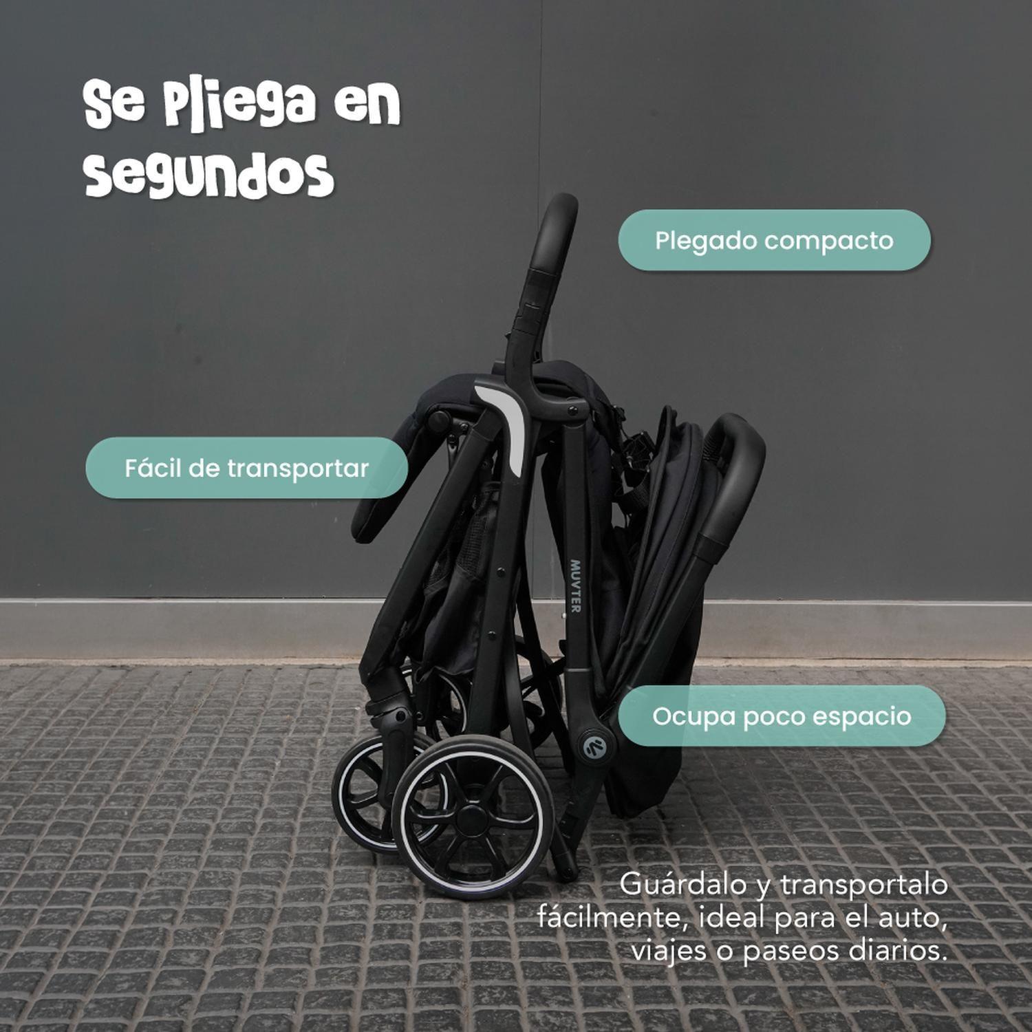 Coche de Paseo Muvter EasyGo Plegable para Bebé 0 a 4 Años-4