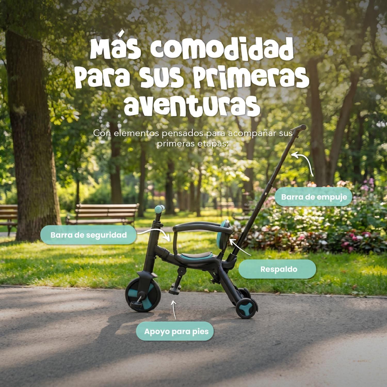Triciclo evolutivo 5 en 1 - Muvter Grow-3