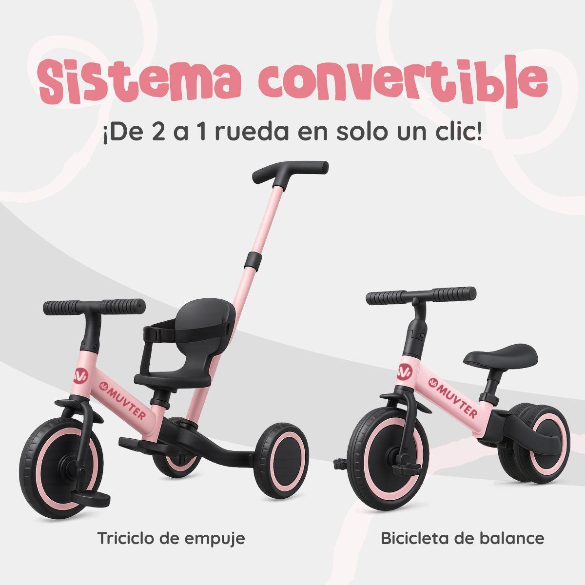 Triciclo Multifuncional 5 en 1 Muvter Ride-3