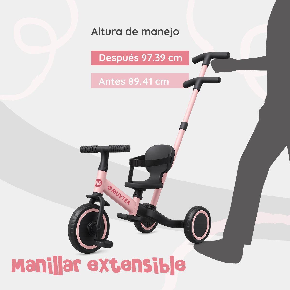 Triciclo Multifuncional 5 en 1 Muvter Ride-6