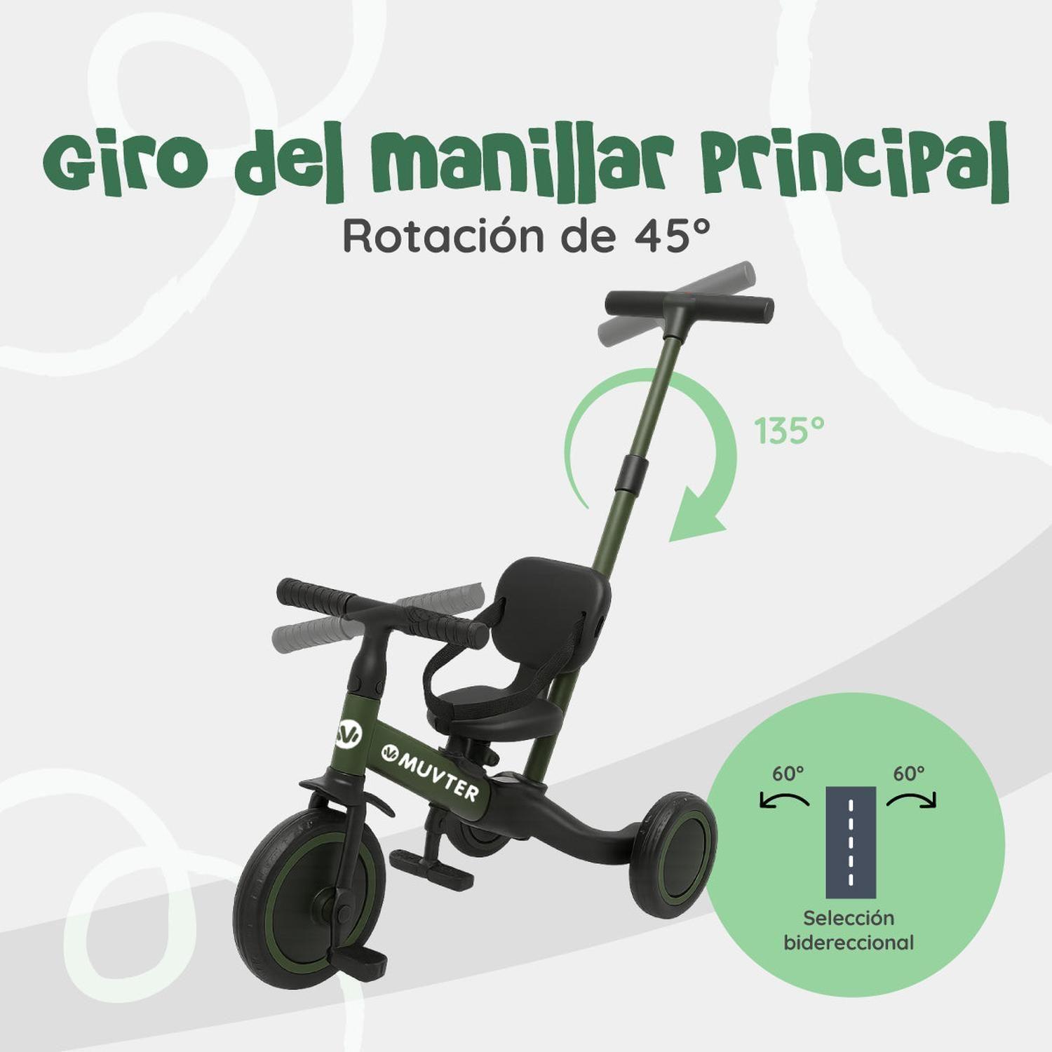Triciclo multifuncional 5 en 1 Muvter Ride-6