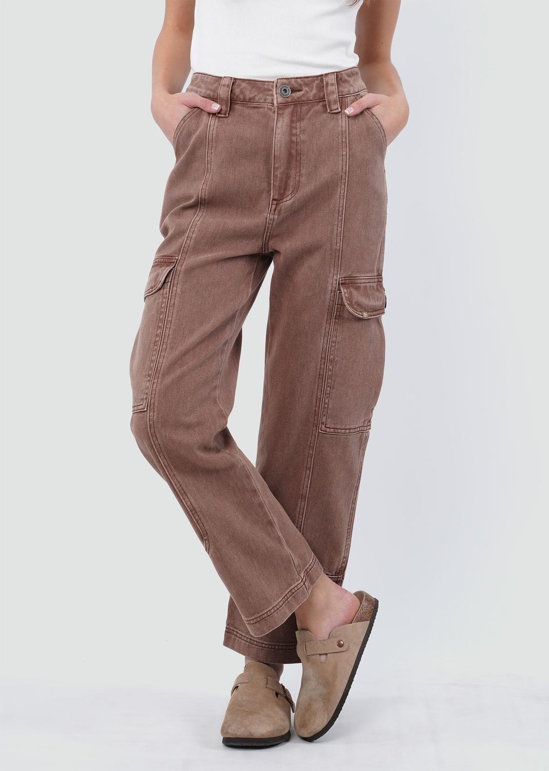Pantalón Mujer Cargo-0
