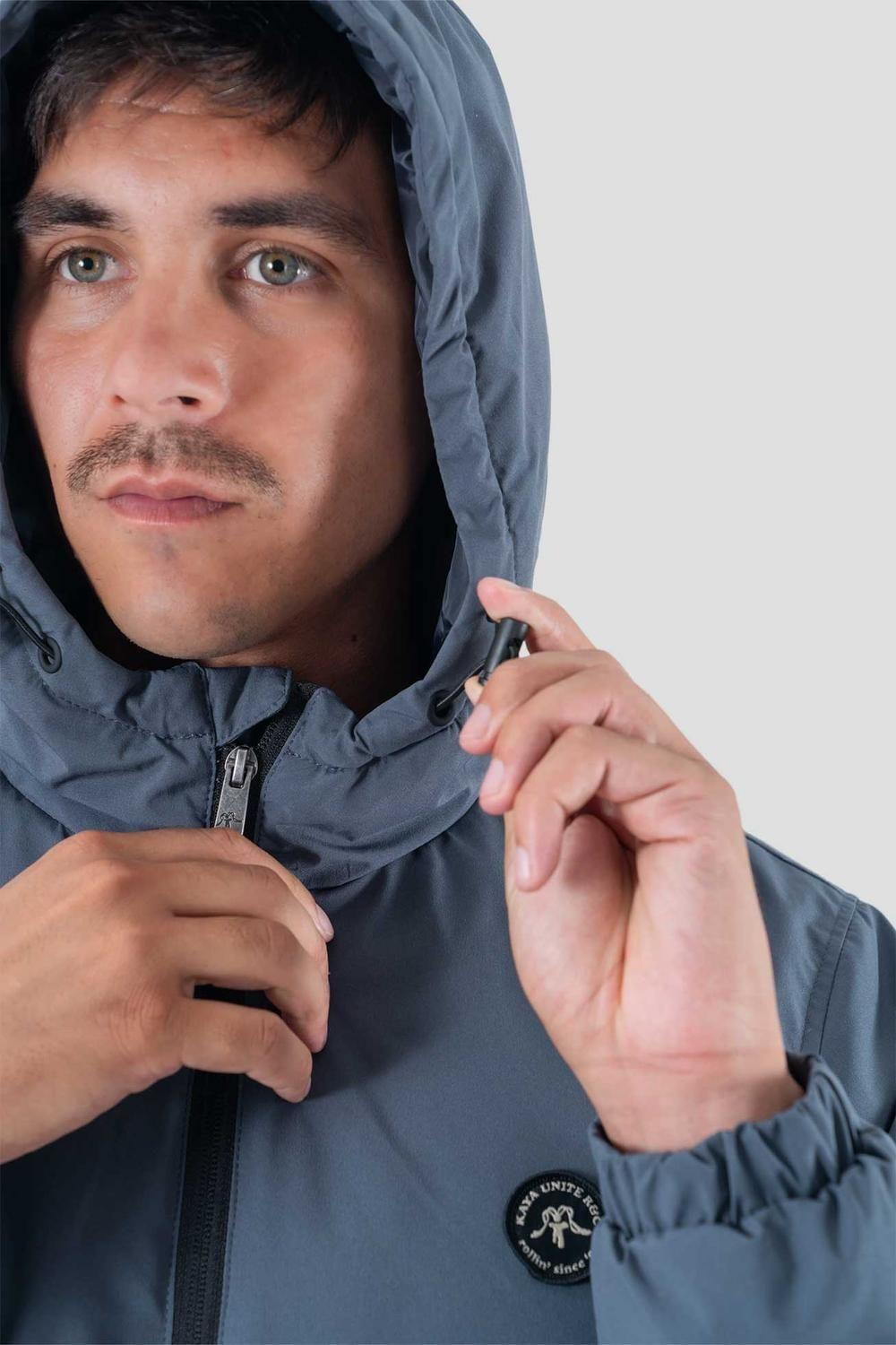 Parka Hombre Solid Navy-2