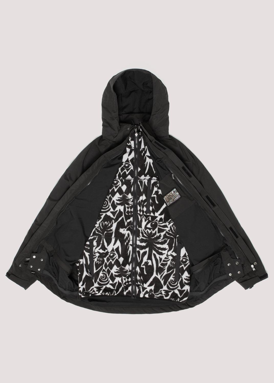 Chaqueta Hombre Volcano 3 en 1 Black-8