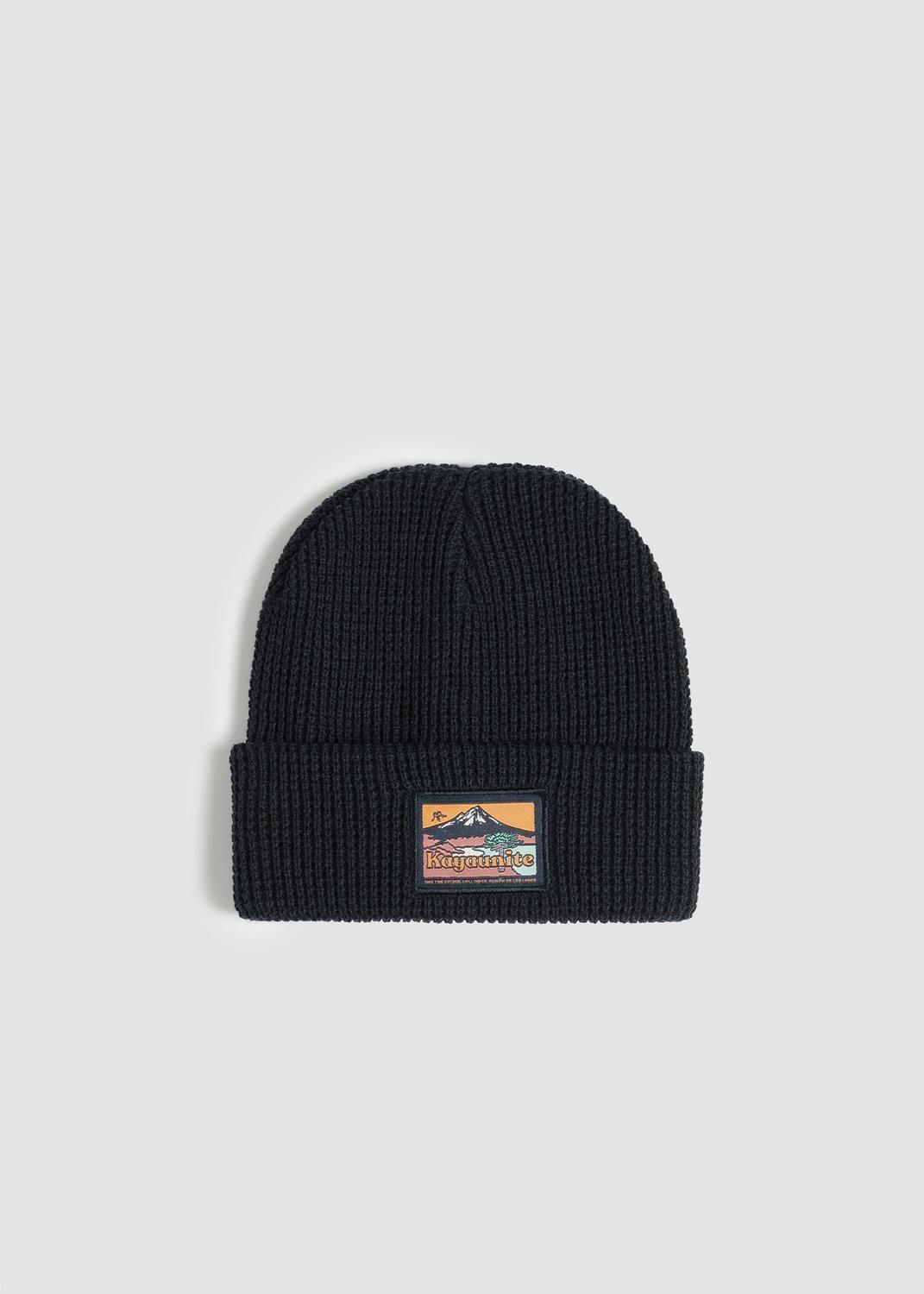 Gorro Beanie Waffle Niños Azul-0