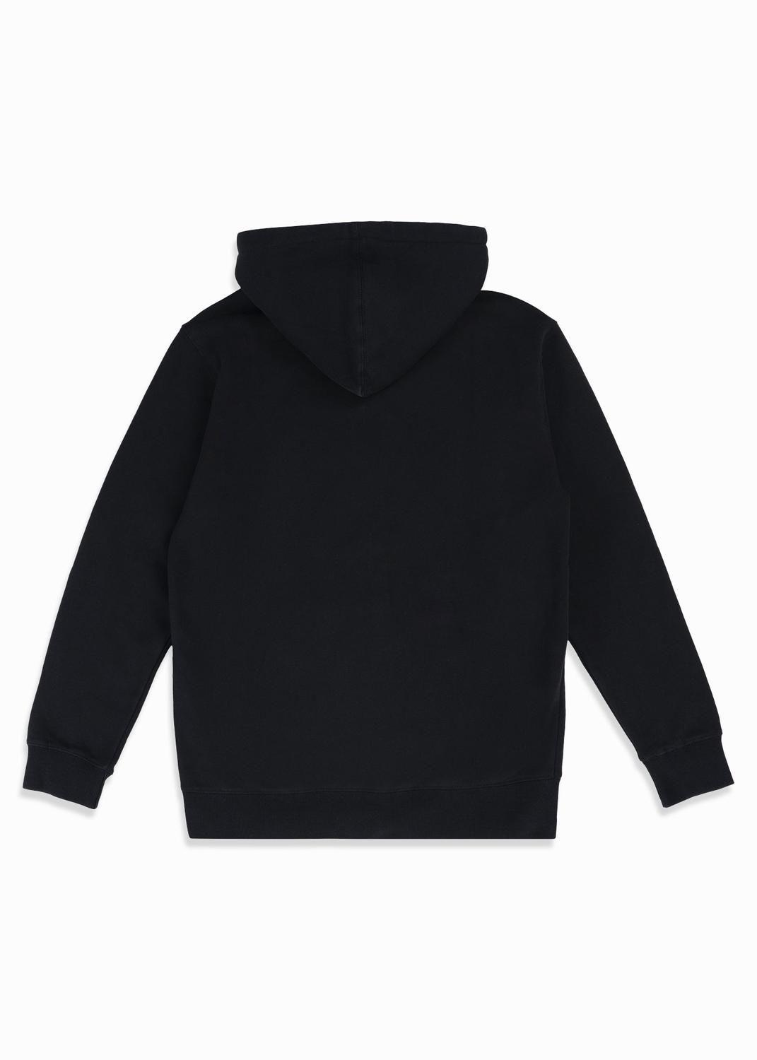 Polerón Hombre Full Zip Daily Negro-3