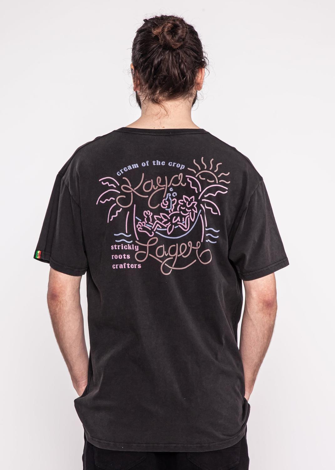 Polera Hombre Lager Black Pink-2