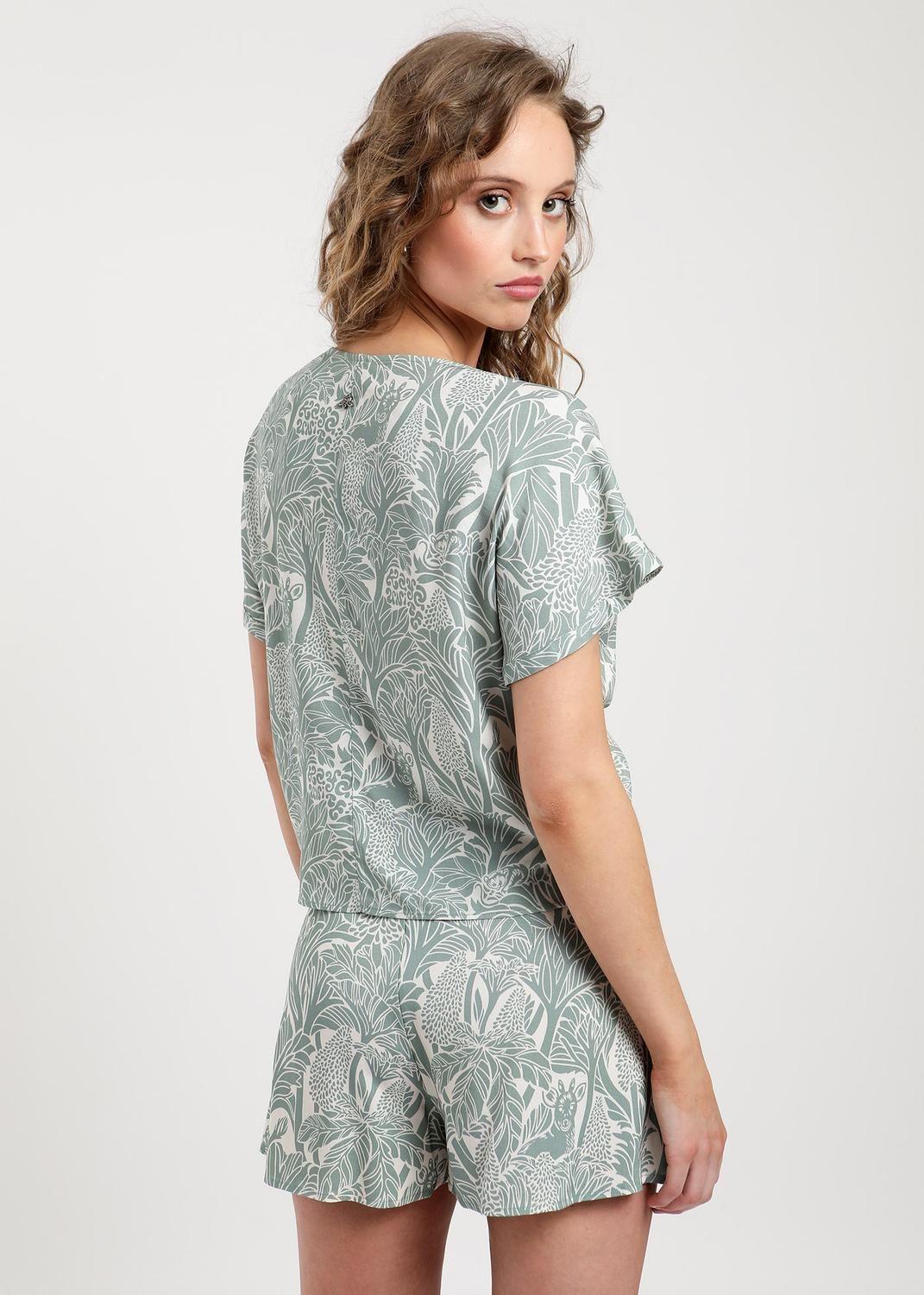 Blusa Viscosa Nalka Verde-2